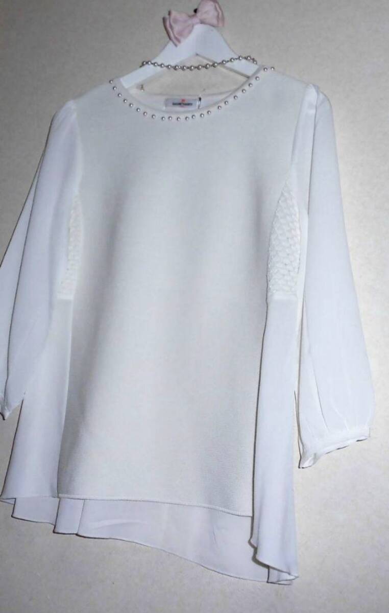 即決★新品 定価15290円 GALLERY VISCONTI M ギャラリービスコンティ パール シフォン チュニック2掲載拍卖