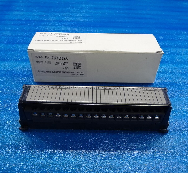 Kのか1726 MITSUBISHI 三菱電機■ターミナルブロック■FA-FXTB32X■端子台変換ユニット PLC用コネクタ 32点入力用 電材 電気部品拍卖