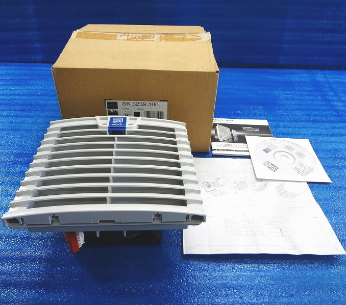 Kのか1710 未使用■Rittal リタール■トップサームフィルターファン■SK 3239.100■ルーバー付ファン フィルターファン ウォール型 換気扇拍卖