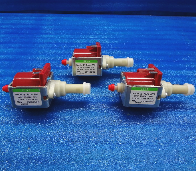 Kのか1793 ULKA■電磁ポンプ■EP5■Eタイプ 水用 エスプレッソマシン用 コーヒー 電磁ウォーターポンプ パーツ 電気機器 3点セット 未使用拍卖