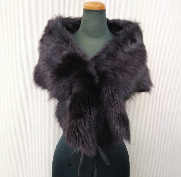 新品 ムートン ティペット ケープ リアルファー 毛皮 ショール 羽織り ボレロ 結婚式 パーティー 冠婚葬祭拍卖