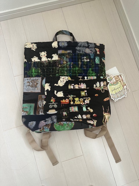 yukiemonユキエモン新品タグ付パッチワークリュック限定品 送料込拍卖