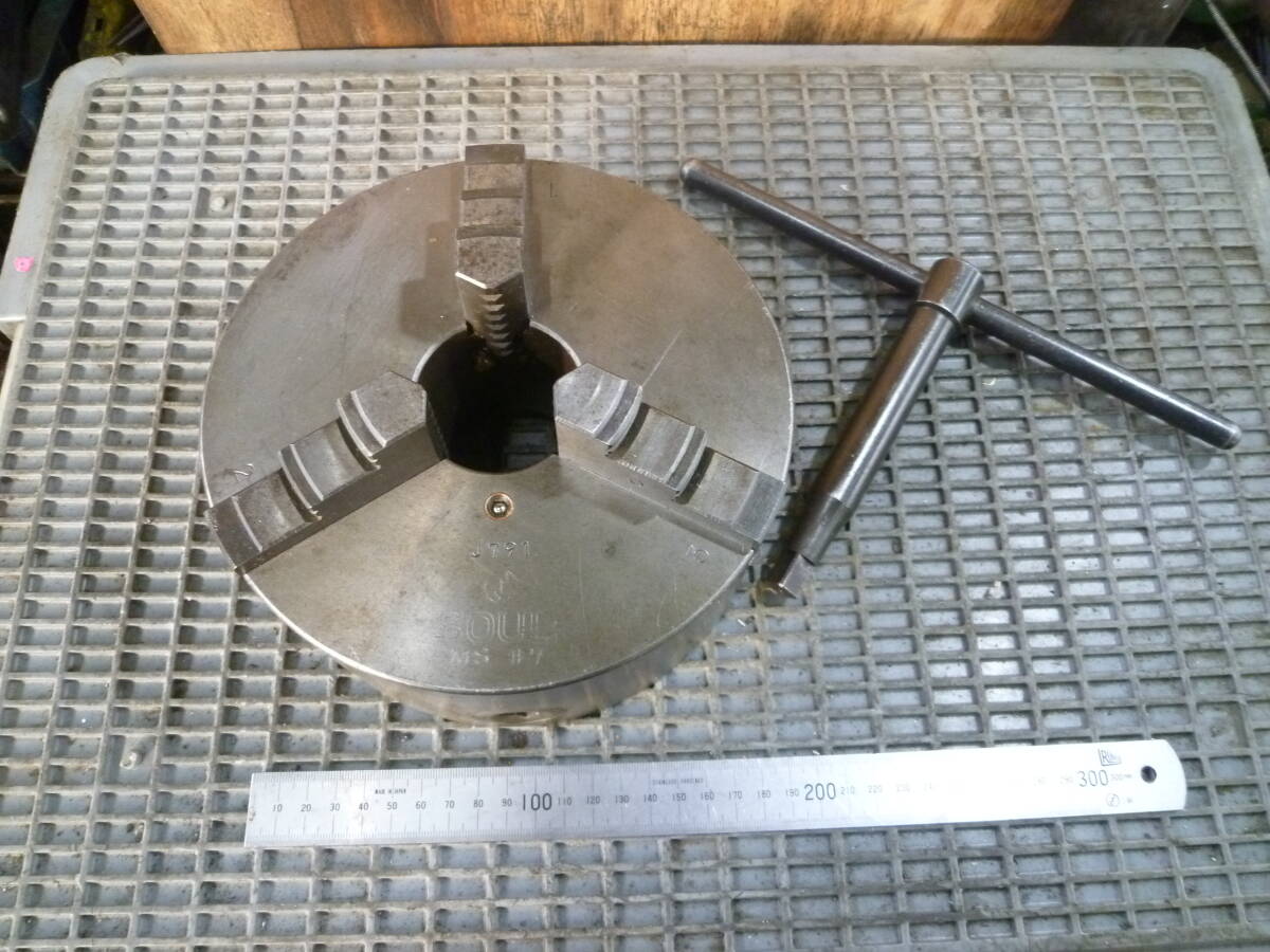 ◇7吋三ツ爪スクロールチャック (AP2522) SOUL・帝国チャック◇拍卖