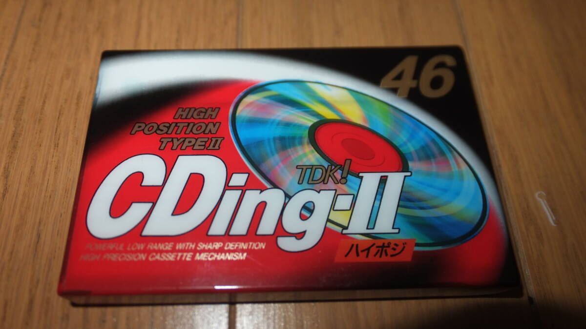 *新品未開封! TDK CDing2 CDingⅡ 46分 ハイポジション カセットテープ HIGH POSITION TYPEⅡ タイプ2 CDイング2* 拍卖