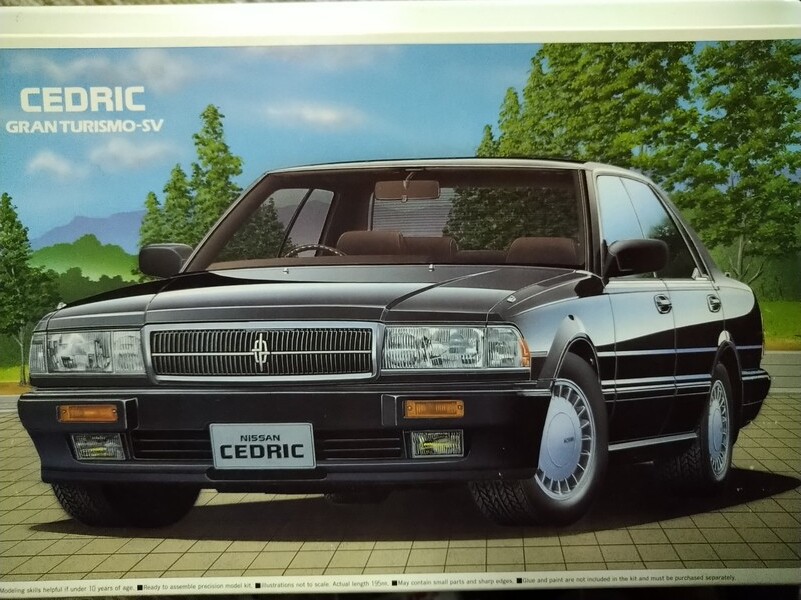 アオシマ 1/24 NISSAN Y31 CEDRIC セドリック グランツーリスモ 未組立 16拍卖