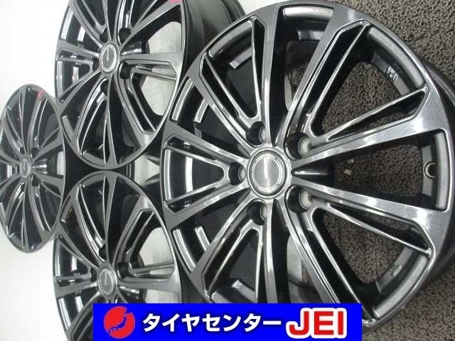 16インチ ミルアス 6.5J+56 114.3 中古アルミホイール【4本セット】送料無料(A16-5297)拍卖