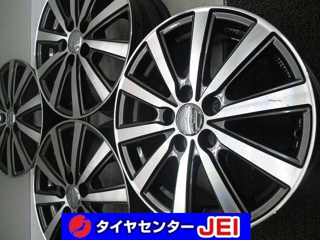 15インチ SMACK 6J+45 100 プリウス/プレミオ 中古アルミホイール4本セット 送料無料(A15-5295)拍卖