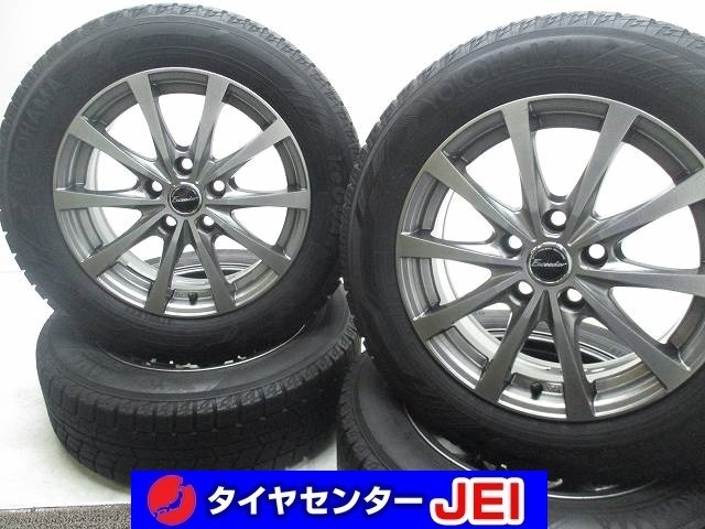 16インチ IG60 205/60R16 6.5J+36 114.3 90ノア/90ヴォクシー 中古スタッドレスアルミホイール【4本セット】送料無料(SA16-4415)拍卖