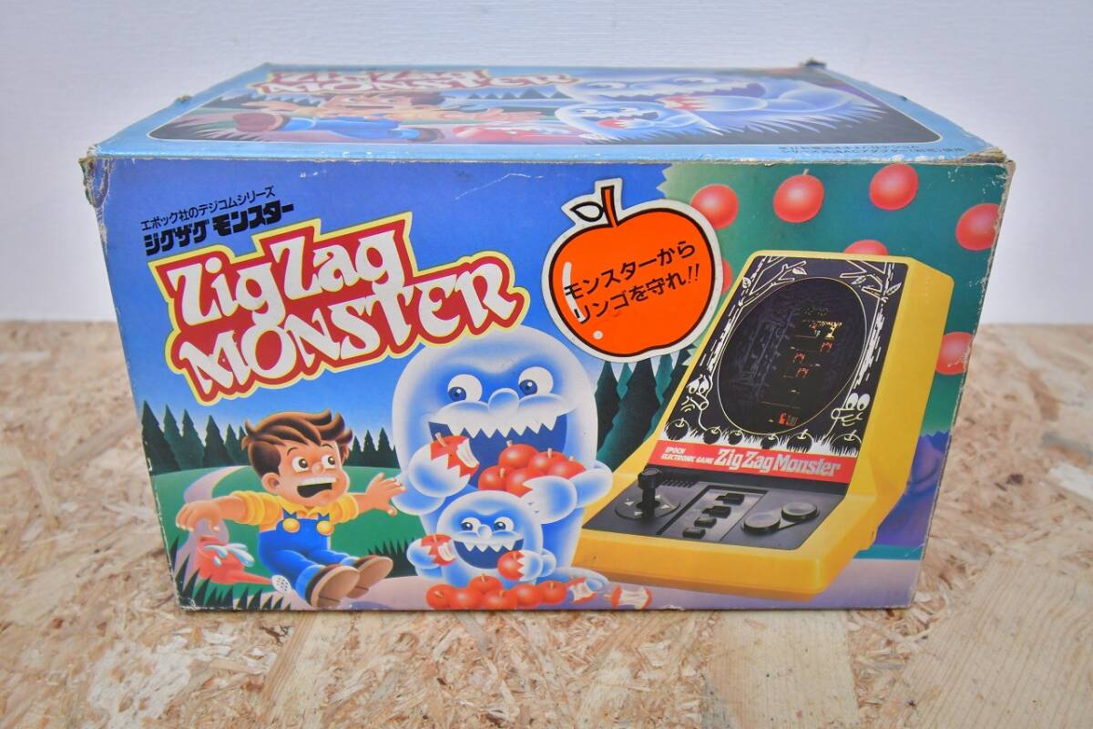昭和 レトロ 当時物 未使用 デッドストック デジコムシリーズ ジグザグモンスター No.36270 LSI FLゲーム エポック社 1983年拍卖
