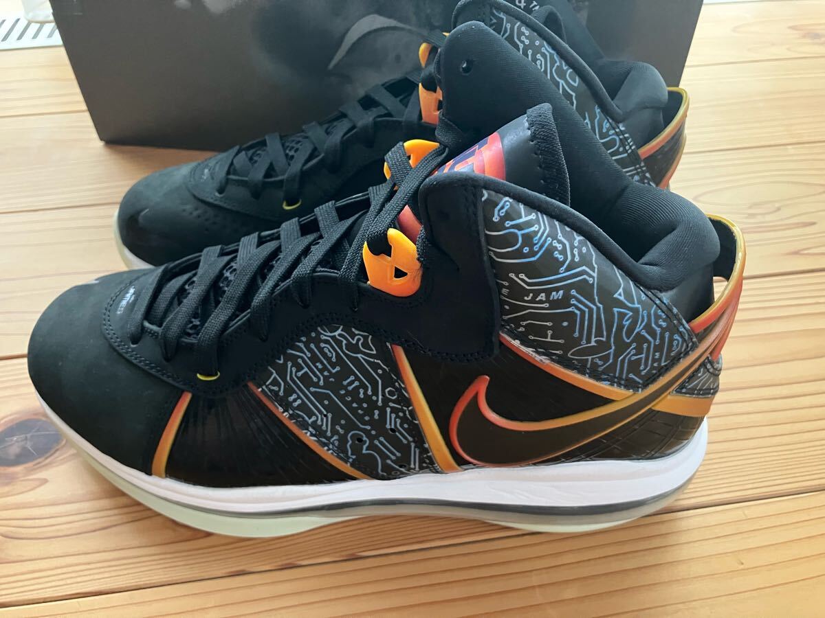 28cm ナイキレブロン8 QS スペースジャム DB1732-001 US10 NIKE LEBRON VIII QS SPACE JAM BLACK/BLACK-WHITE-MULTI-COLOR拍卖