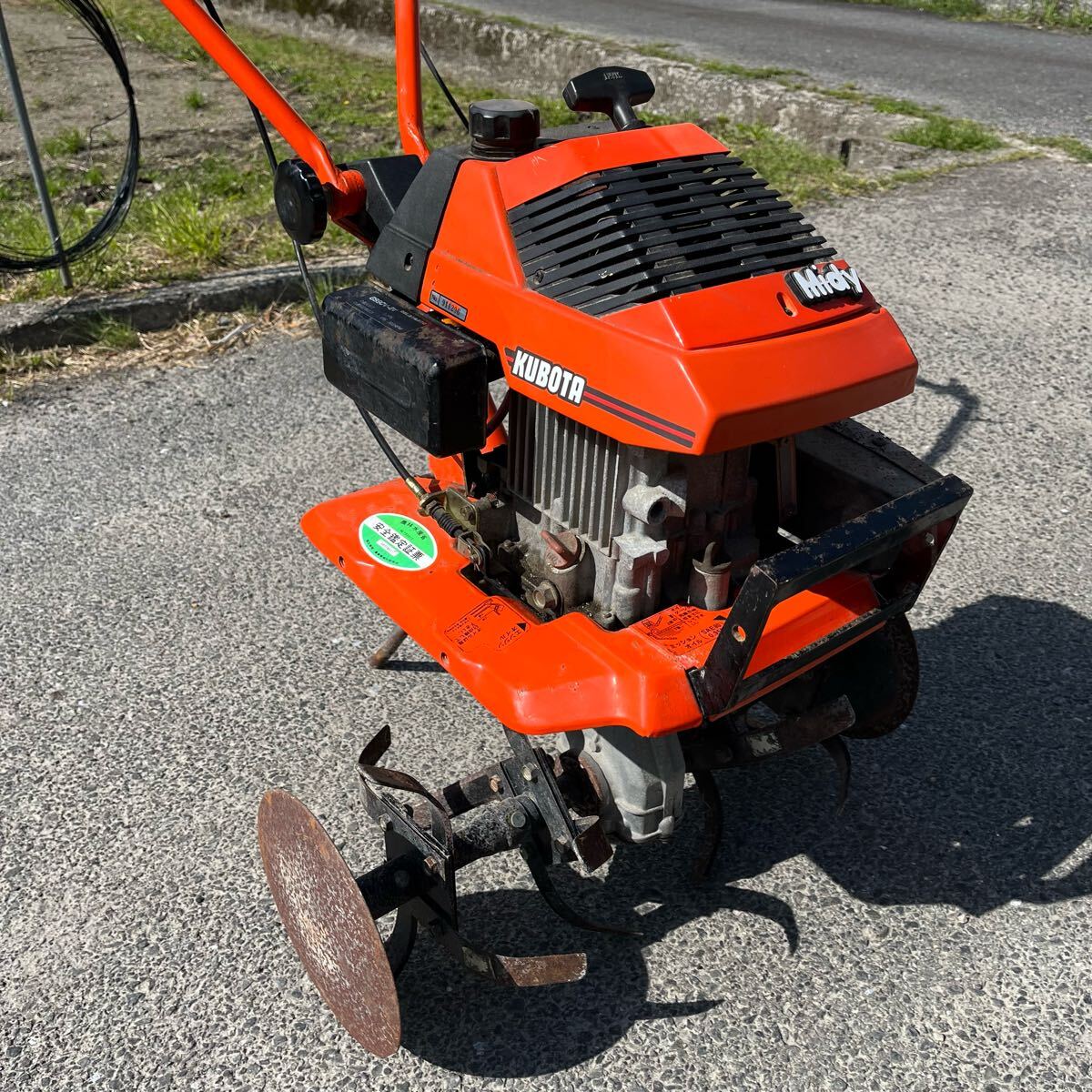 クボタ 管理機 耕運機 家庭菜園 歩行型 TMA21 初爆のみ確認 直接取引限定拍卖