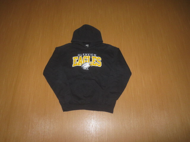 古着 GILDAN スウェットパーカ ブラックS フード フーディー スウェットシャツ トレーナー パーカー プルオーバー拍卖