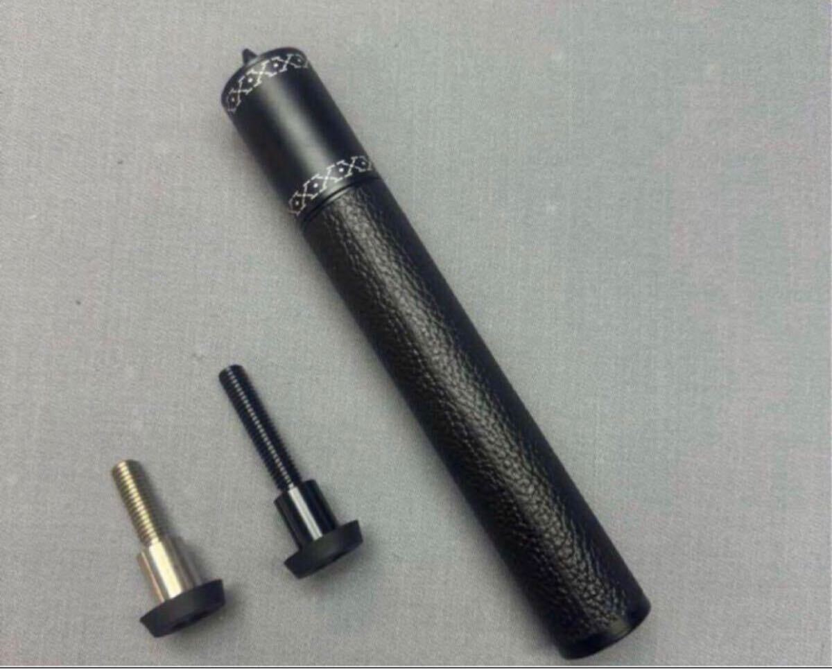 ビリヤード ADAM musashi対応 伸縮式エクステンション オリジナルデザインアルミ製革巻き拍卖