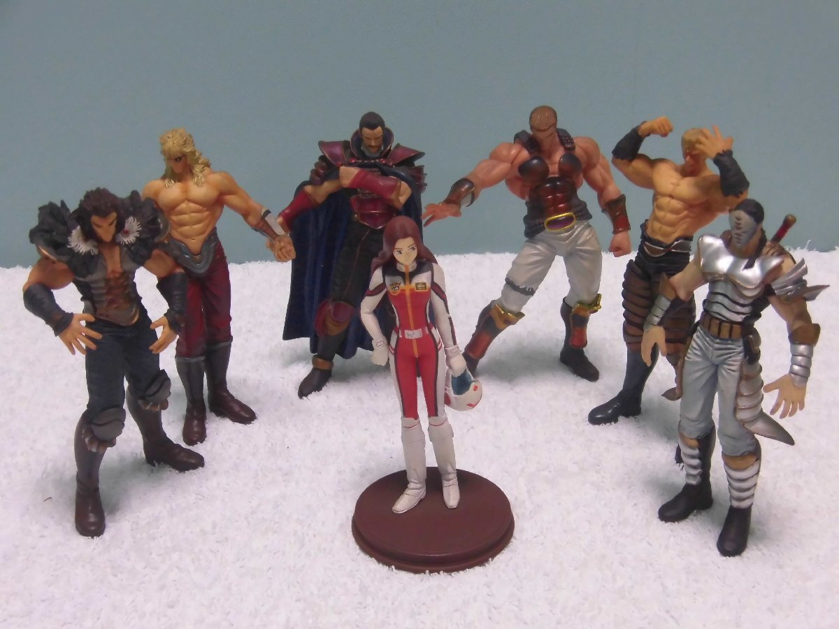 E66【北斗の拳・機動戦士ガンダム フィギュア 名も無き修羅/ハン/ファルコ/シャチ/ヒョウ/カイオウ/クリスチーナ・マッケンジー 計7点】拍卖