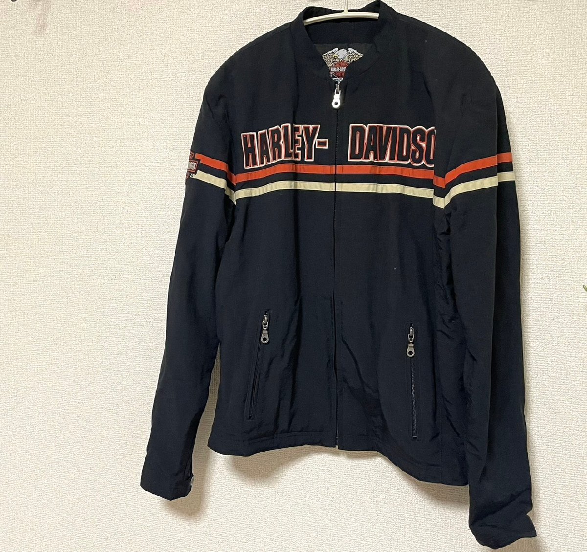 ■ HARLEY DAVIDSON ハーレーダビッドソン ナイロン ジャケット 表記サイズS ★拍卖