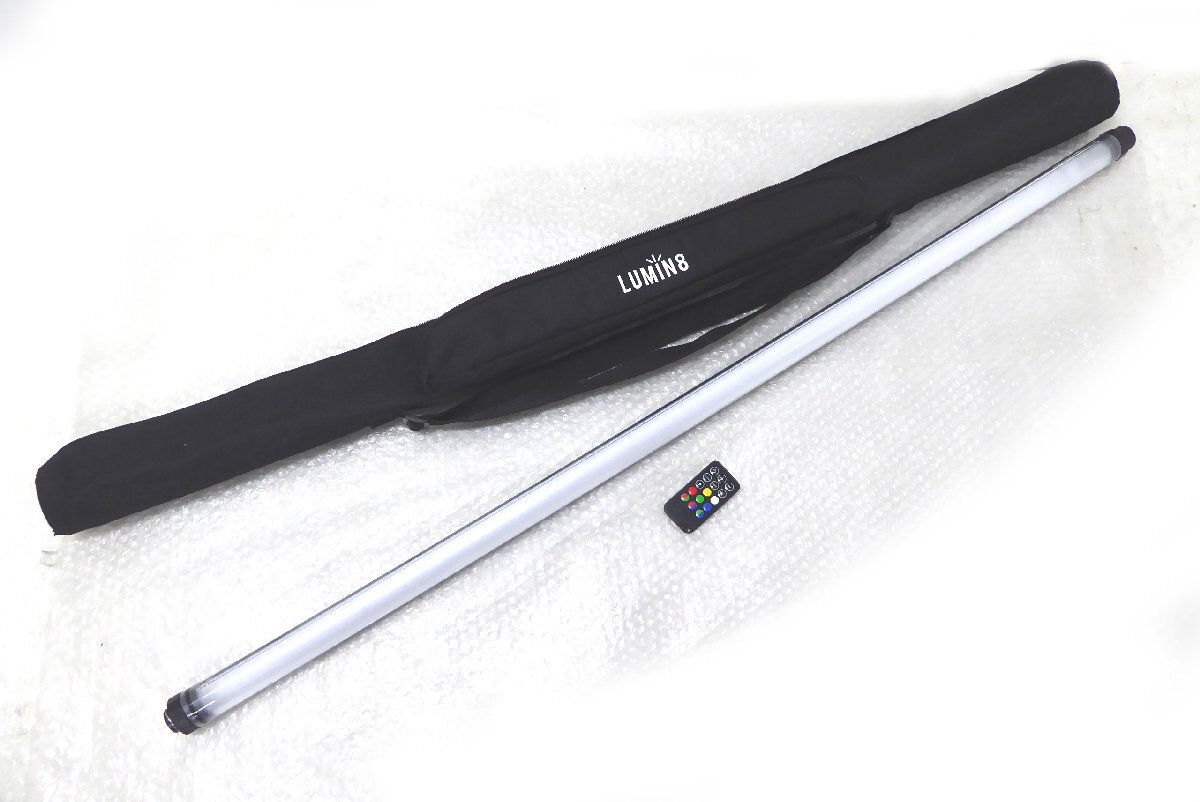 ■◆ LUMIN8 ウォータープルーフ LEDバー ライト 120cm カラー/点灯パターン切替 リモコン/ケース付 照明 スティック ルーミン8拍卖