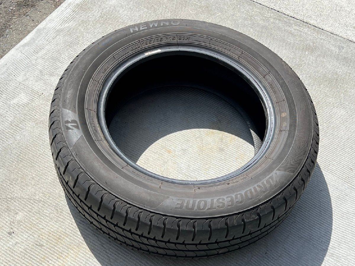 ★ 9分山 ブリヂストン NEWNO ニューノ 195/65R15 2023年製 15インチタイヤ 1本 札幌 T-1975拍卖
