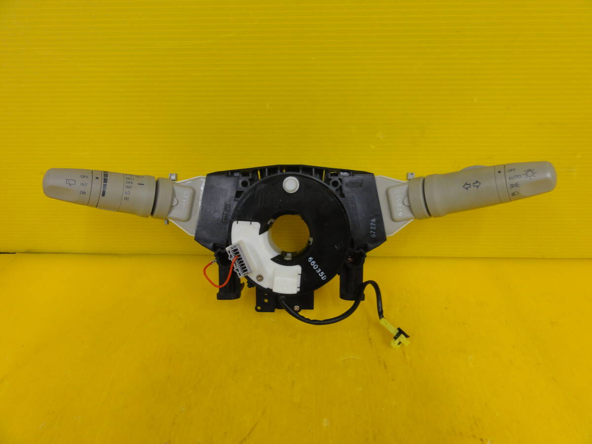 ☆平成18年車 ニッサン YK12 マーチ コンビネーションスイッチ ディマースイッチ スパイラルケーブル付 純正 動作OK☆F29941 m拍卖