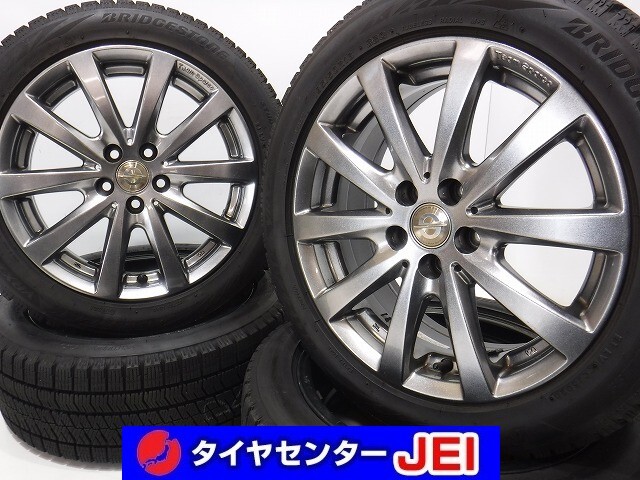 16インチ VRX2 チームスパルコ 195/50R16 6.5J+38 100 VW ポロ 中古スタッドレスホイール【4本セット】送料無料(ASA16-0931)拍卖