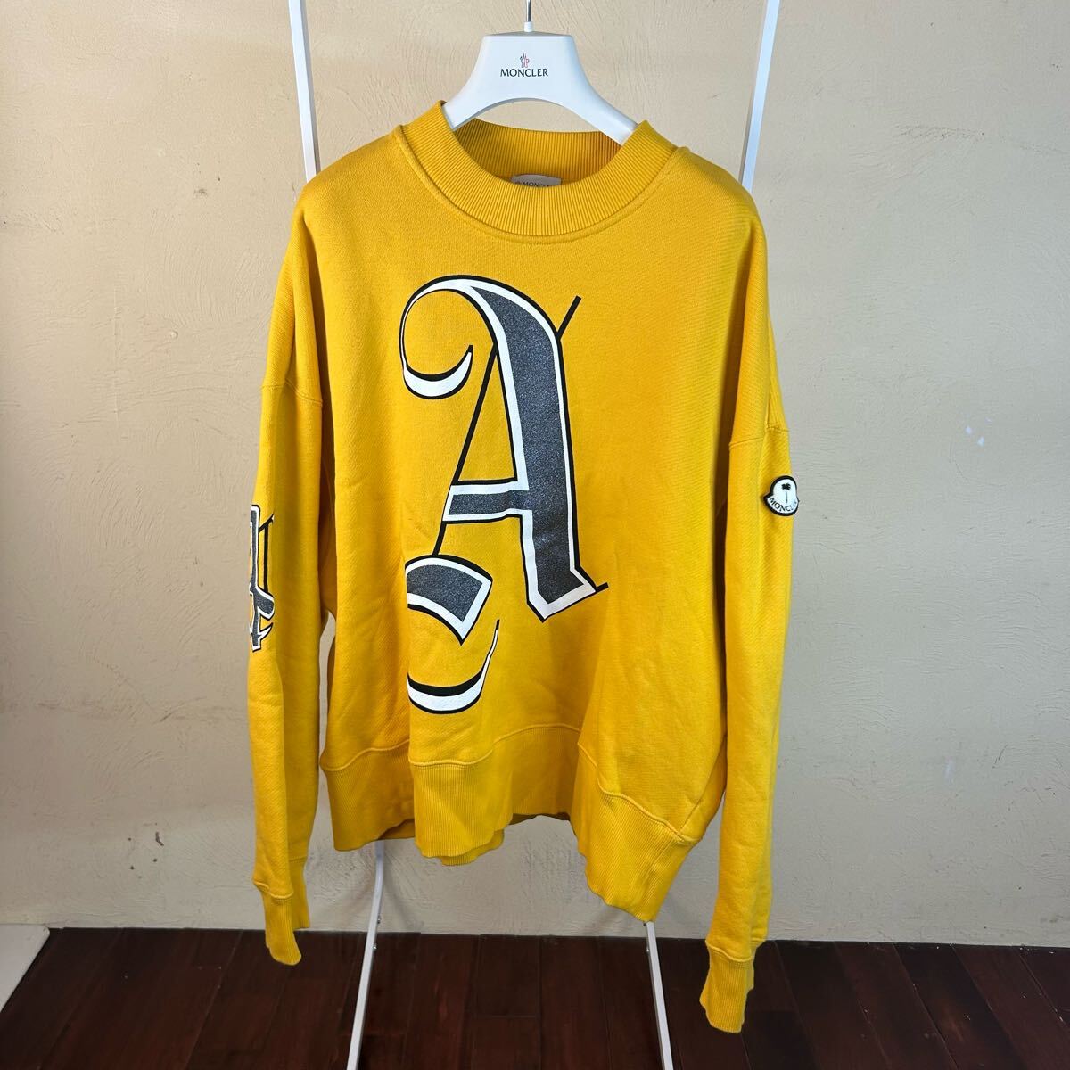 【美品】MONCLER モンクレールPALM ANGELSパームエンジェルスウェットトレーナーS拍卖