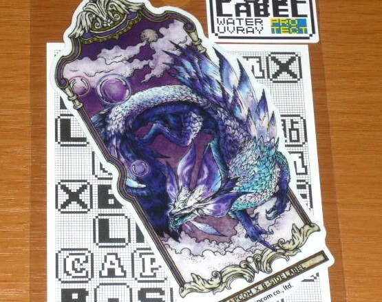 ◆モンハン ステッカー◆タマミツネ希少種 リアル◆B-SIDE LABEL◆カプコン拍卖