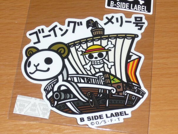 ◆ワンピース ステッカー◆ゴーイングメリー号◆B-SIDE LABEL◆拍卖