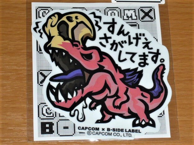 ◆モンハン ステッカー◆アンジャナフ すんげえさがしてます◆B-SIDE LABEL◆カプコン◆拍卖