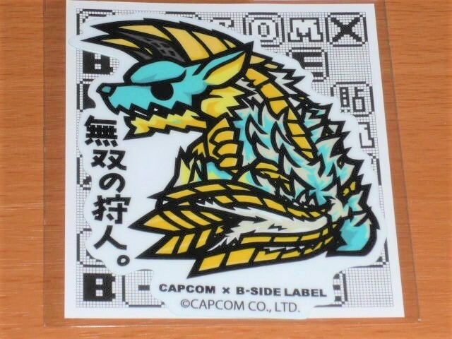 ◆モンハン ステッカー◆ジンオウガ 無双の狩人◆B-SIDE LABEL◆カプコン◆拍卖