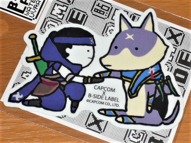 ◆モンハン ステッカー◆ゆるガルク お手◆B-SIDE LABEL◆カプコン◆拍卖