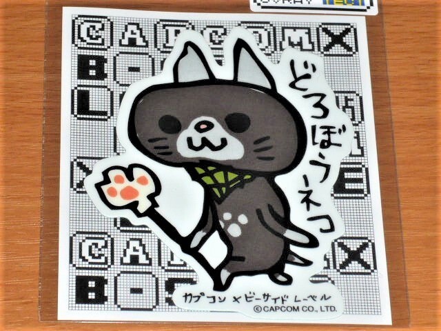 ◆モンハン ステッカー◆どろぼうネコ メラルー◆B-SIDE LABEL◆カプコン◆拍卖