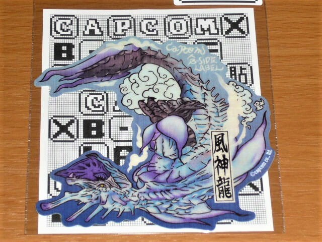 ◆モンハン ステッカー◆イブシマキヒコ 浮世絵 風神龍◆B-SIDE LABEL◆カプコン◆拍卖