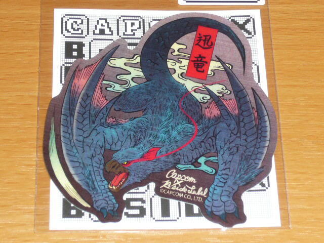 ◆モンハン ステッカー◆ナルガクルガ 浮世絵 迅竜◆B-SIDE LABEL◆カプコン拍卖