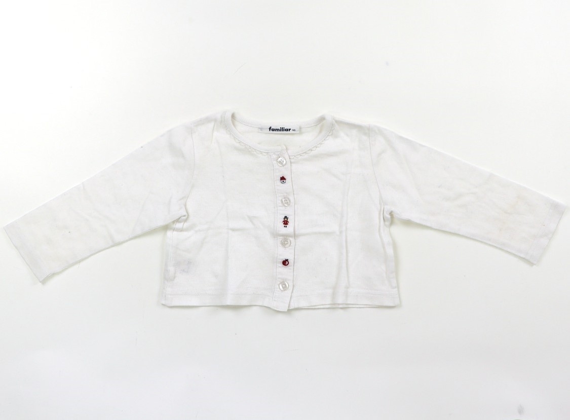 ファミリア familiar カーディガン 90サイズ 女の子 子供服 ベビー服 キッズ拍卖
