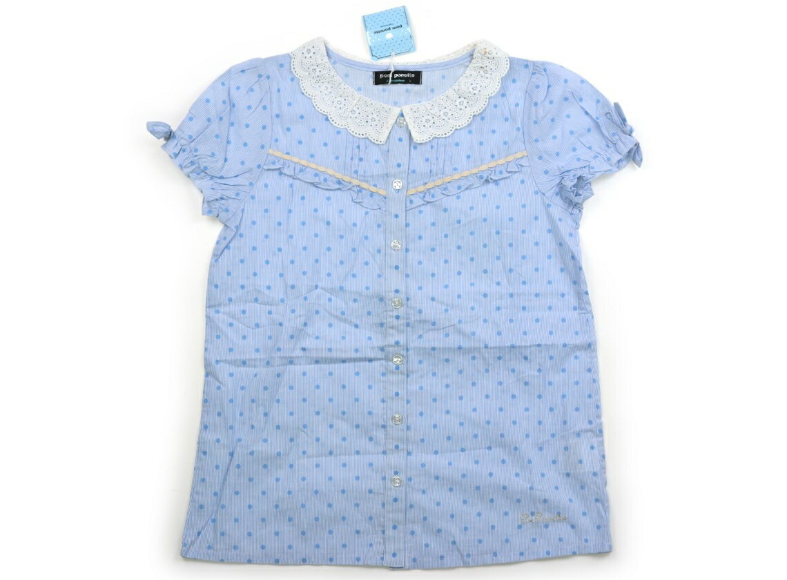 ポンポネット pom ponette シャツ・ブラウス 160サイズ 女の子 子供服 ベビー服 キッズ拍卖