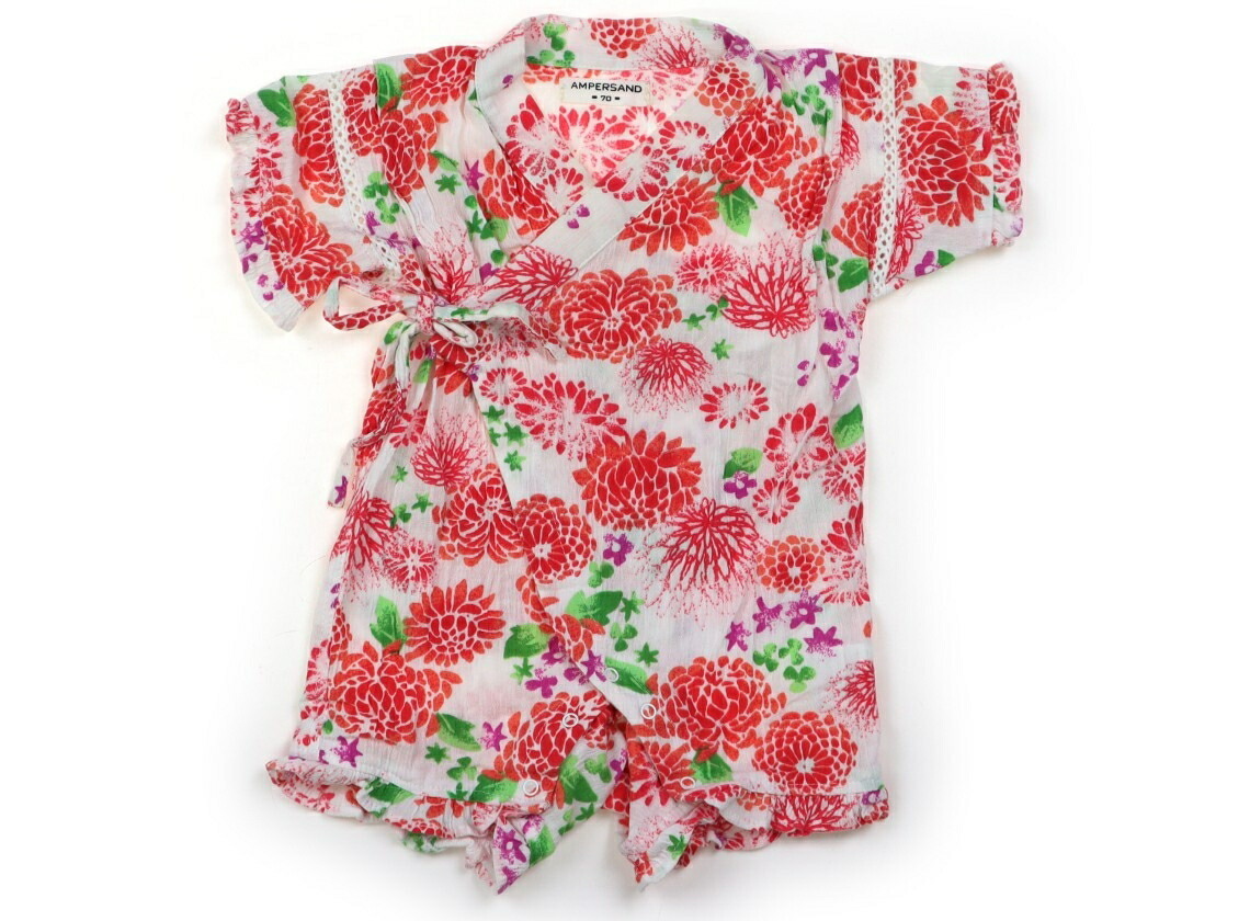 アンパサンド ampersand 浴衣・甚平・季節のイベント 70サイズ 女の子 子供服 ベビー服 キッズ拍卖
