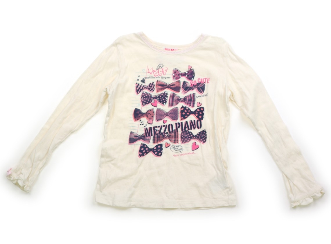 メゾピアノ mezzo piano Tシャツ・カットソー 130サイズ 女の子 子供服 ベビー服 キッズ拍卖