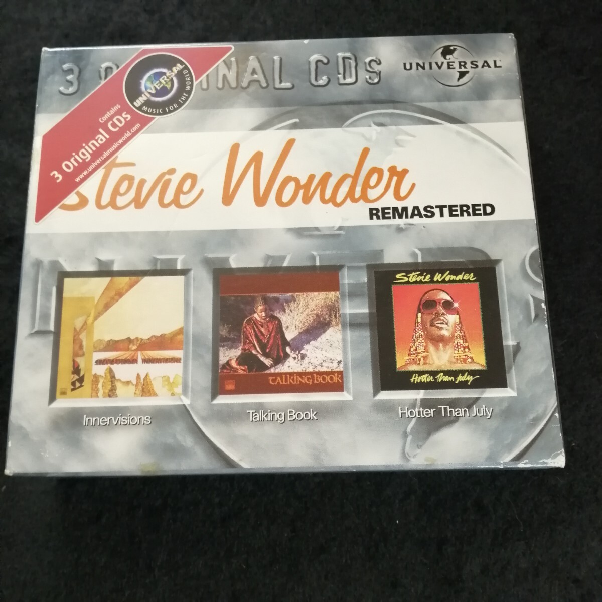 D11 中古CD スティーヴィーワンダー 3枚組ボックスセット 輸入盤 STEVIE WONDER remastered 3 original cds innervisions talking book拍卖