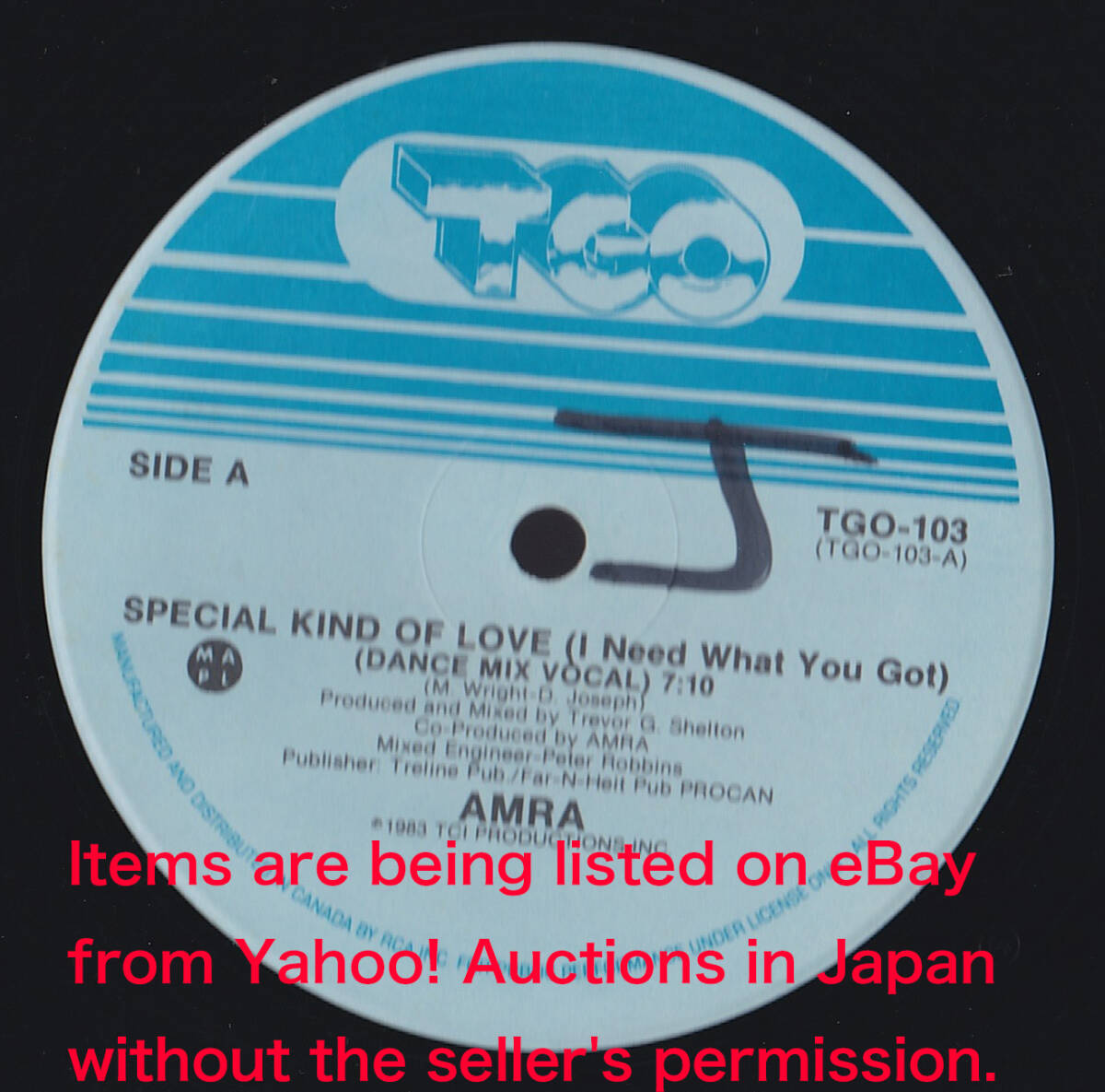 ダンクラ12inch★AMRA / Special kind of love / inst★カナダ盤オリジナル・TGO★拍卖