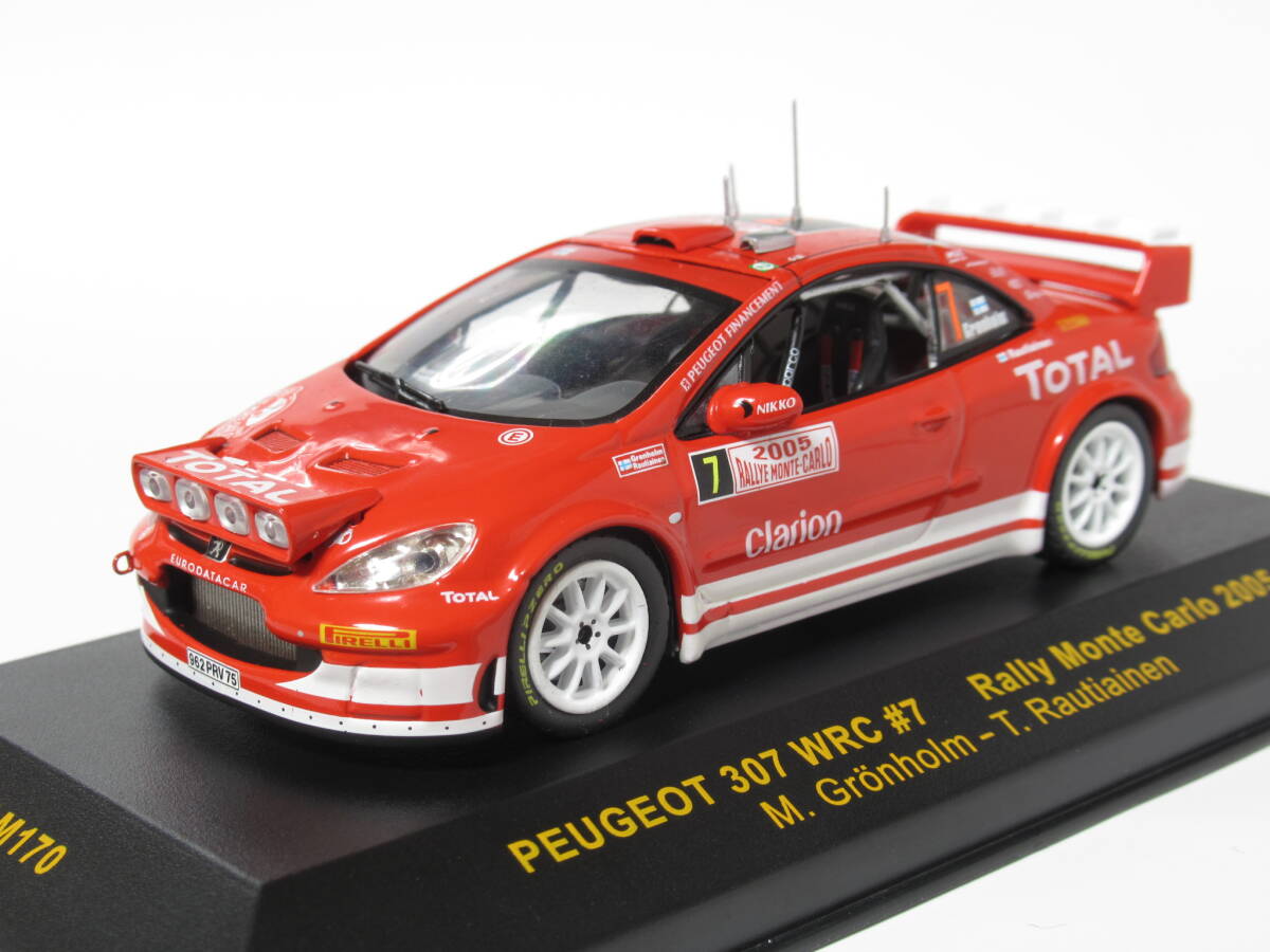 1/43 プジョー 307 WRC #7 M.グロンホルム モンテカルロラリー 2005拍卖