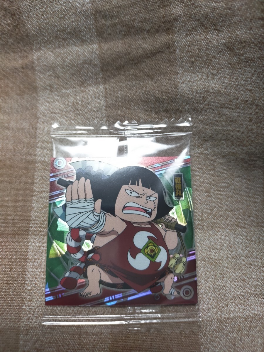 ワンピース にふぉるめーしょん大海賊シールウエハース SW9-09 log.9 未開封 SR 戦桃丸拍卖