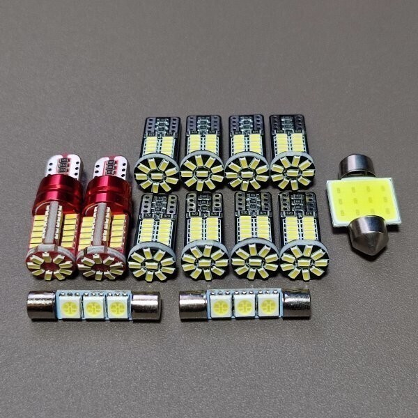 超爆光!MPV LY3P ルームランプ ナンバー灯 スモール 読書灯 T10 LED ホワイト 13個セット トヨタ /57/34/f3/t31拍卖