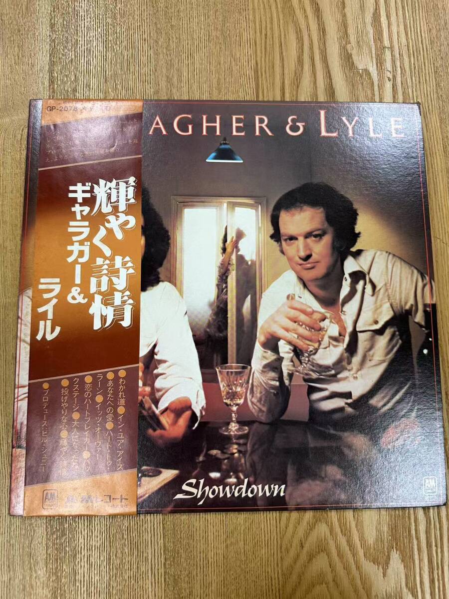 ★・帯付 Rock LP / Gallagher & Lyle(ギャラガー&ライル) - Showdown / A&M Records - GP-2078 / DND040324拍卖