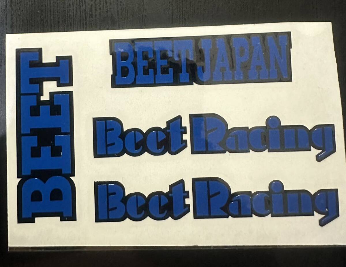 BEET仕様ステッカー ブラック×ブルー拍卖