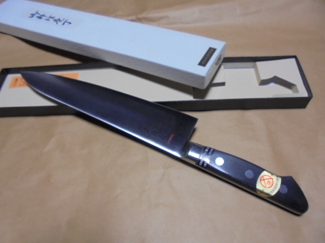 ステンレスモリブデン鋼 牛刀 240㎜拍卖