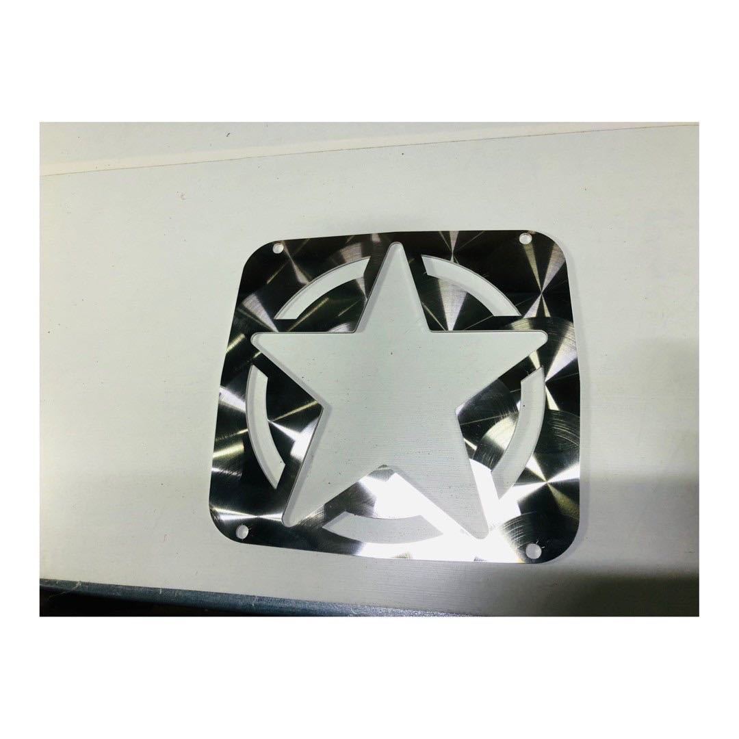 KHK-4 KOITOテールカバー 星 ウロコ 左右 2枚セット トラック デコトラ ステンレス テールカバー オリジナル LED拍卖