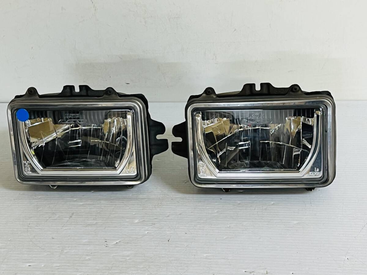 G4037N トラック バス KOITO KT23 LED ヘッドライト 24V ロービーム 角型 左右セット 縦105mm 横165mm 点灯確認済み 9拍卖