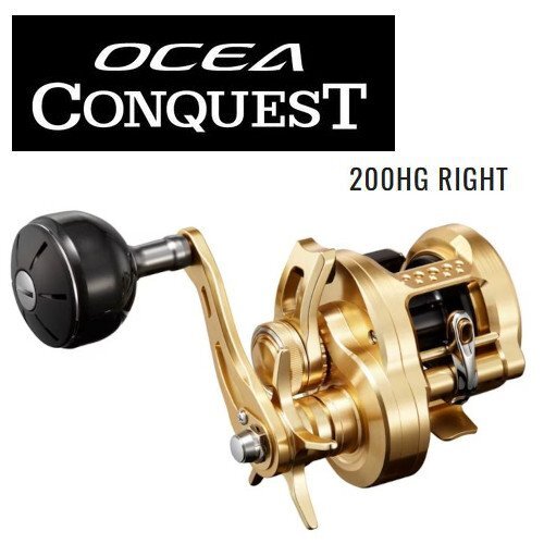 新品 シマノ 23 オシア コンクエスト 200HG 両軸リール 釣り具 OCEA CONQUEST 200HG 右ハンドル RIGHT拍卖