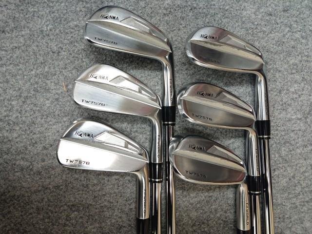 @【中古】 ホンマ ツアーワールド T//WORLD TW757B マッスルバック #5-PW 6本 アイアンセット Dynamic Gold (S200) 日本仕様 HONMA拍卖