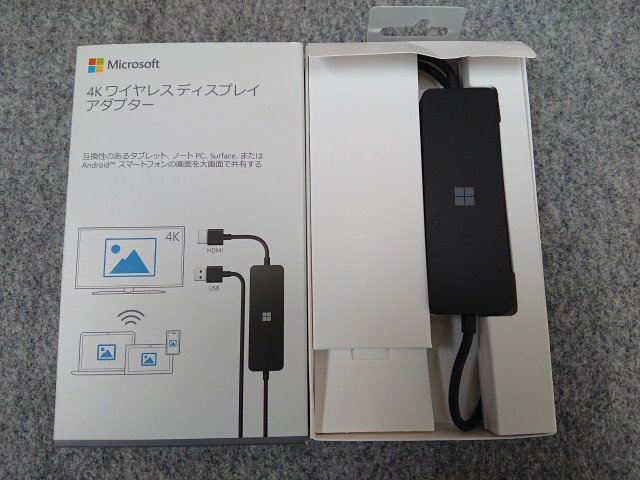 @【未使用品】 マイクロソフト UTH-00036 4K ワイヤレス ディスプレイ アダプター拍卖