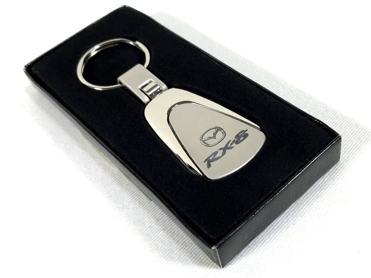 マツダ 公式 正規品 RX-8 エイト キーホルダー キーリング エンブレム マーク ロゴ 公式品 オフィシャル拍卖